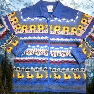 Tabi International Vintage Women's Medium Nordic Sweater